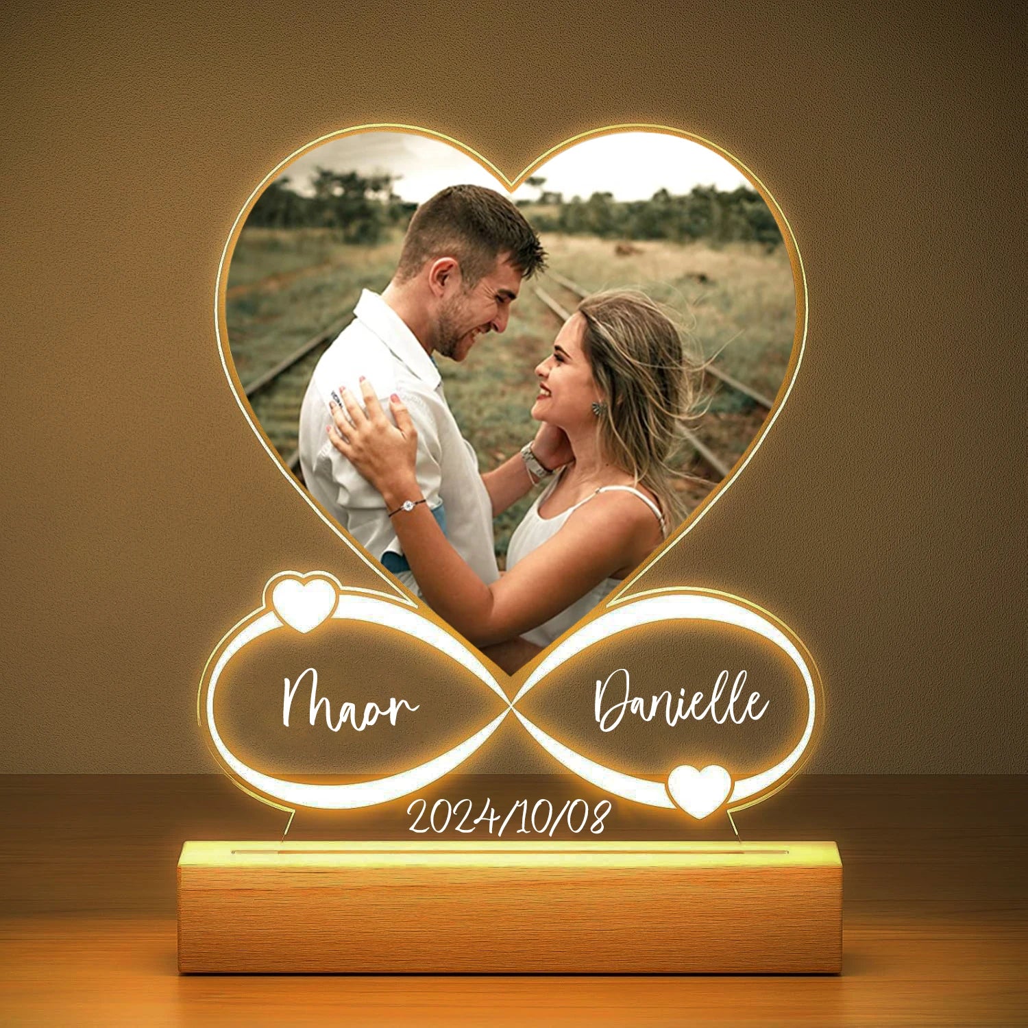 Acrylic Plaque Photo Frame