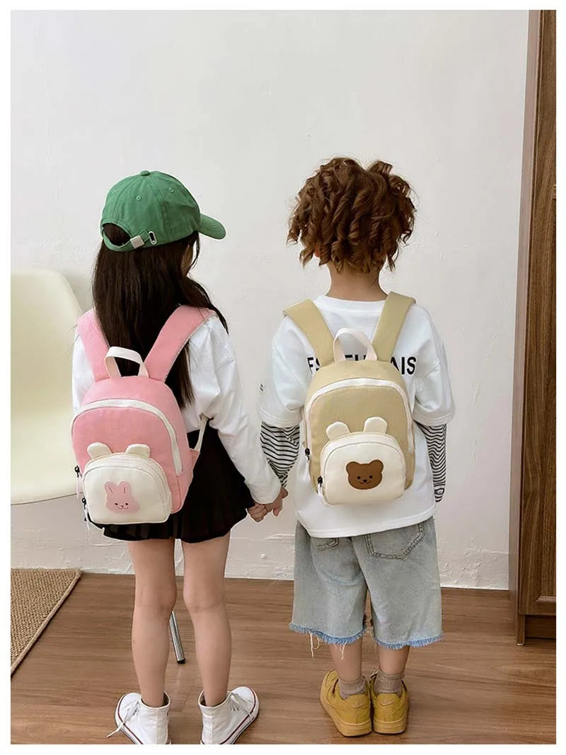 Cartoon Bear Bunny Toddler Bag