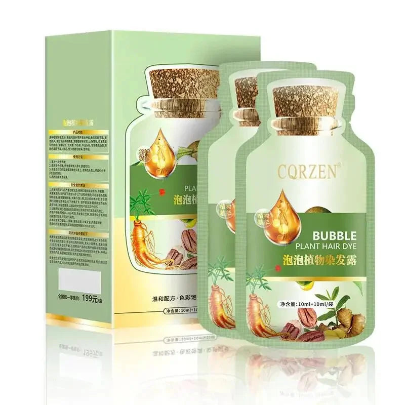 Natural Plant Herbal Hair Dye Shampoo