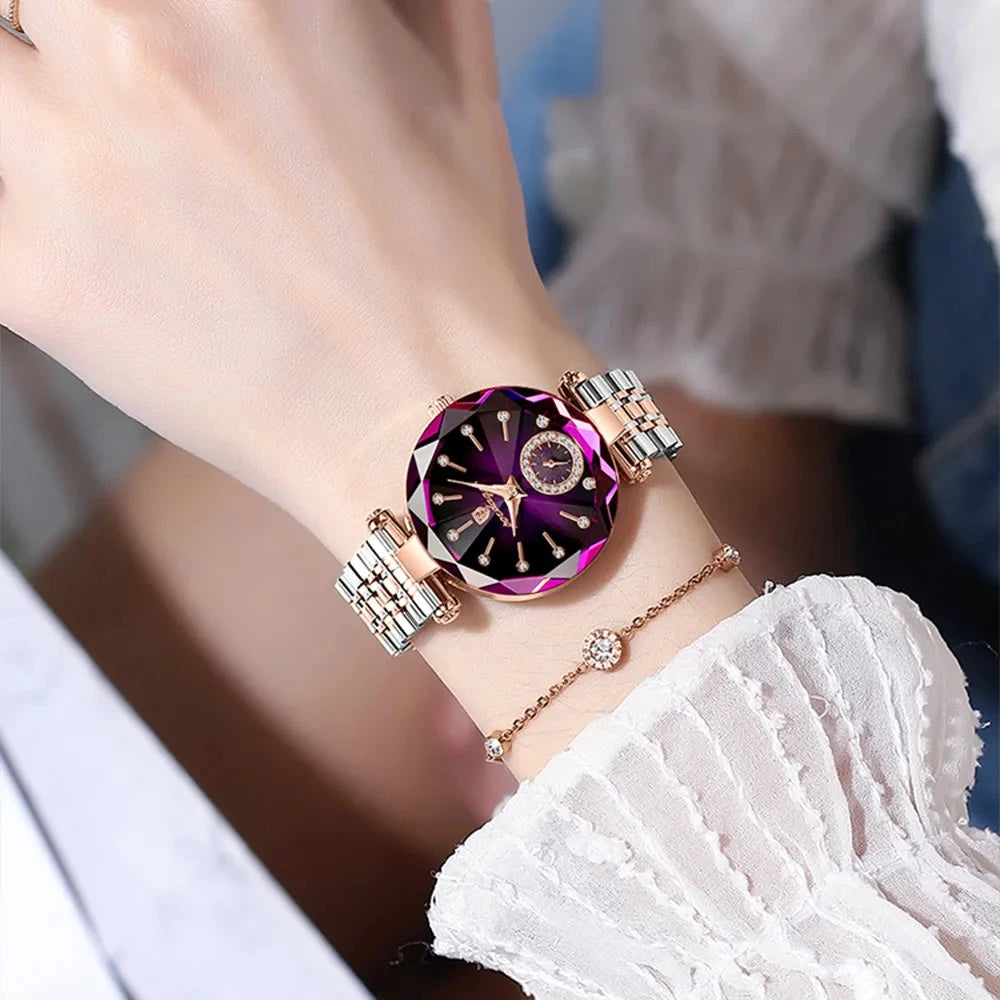 Luxury Woman Wristwatch Elegant Waterproof