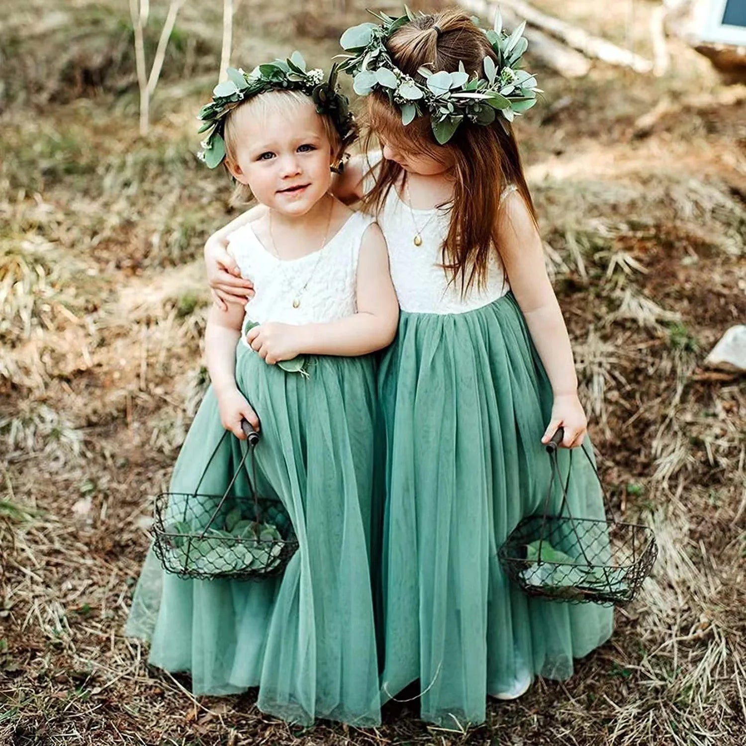 Kids Summer Princess Party Wedding Dresses