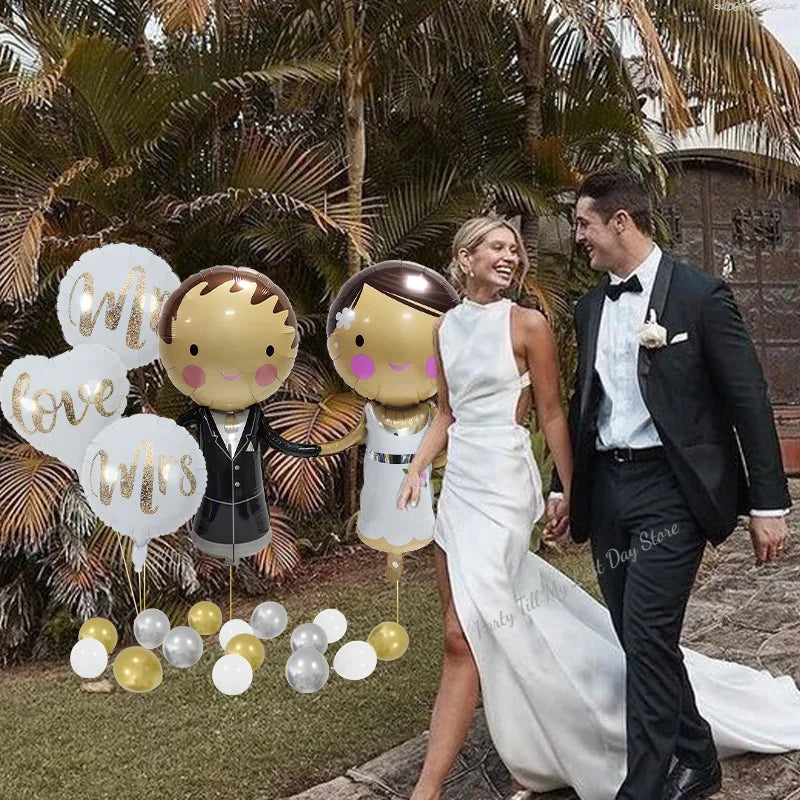 Wedding Decor Balloon Couple