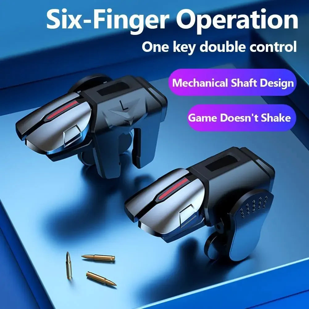 6 Finger Trigger Sensitive Shooting Gamepad