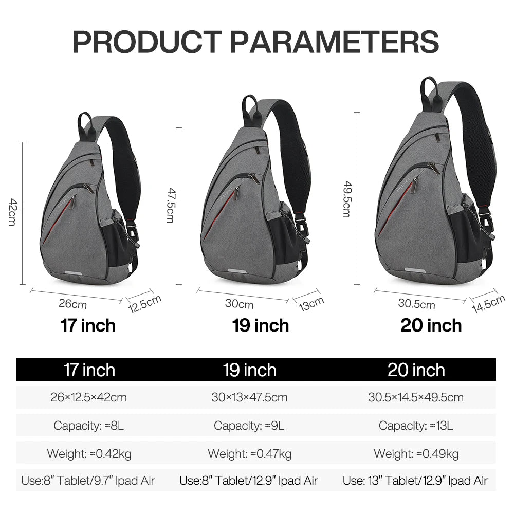 Men's One Shoulder Backpack