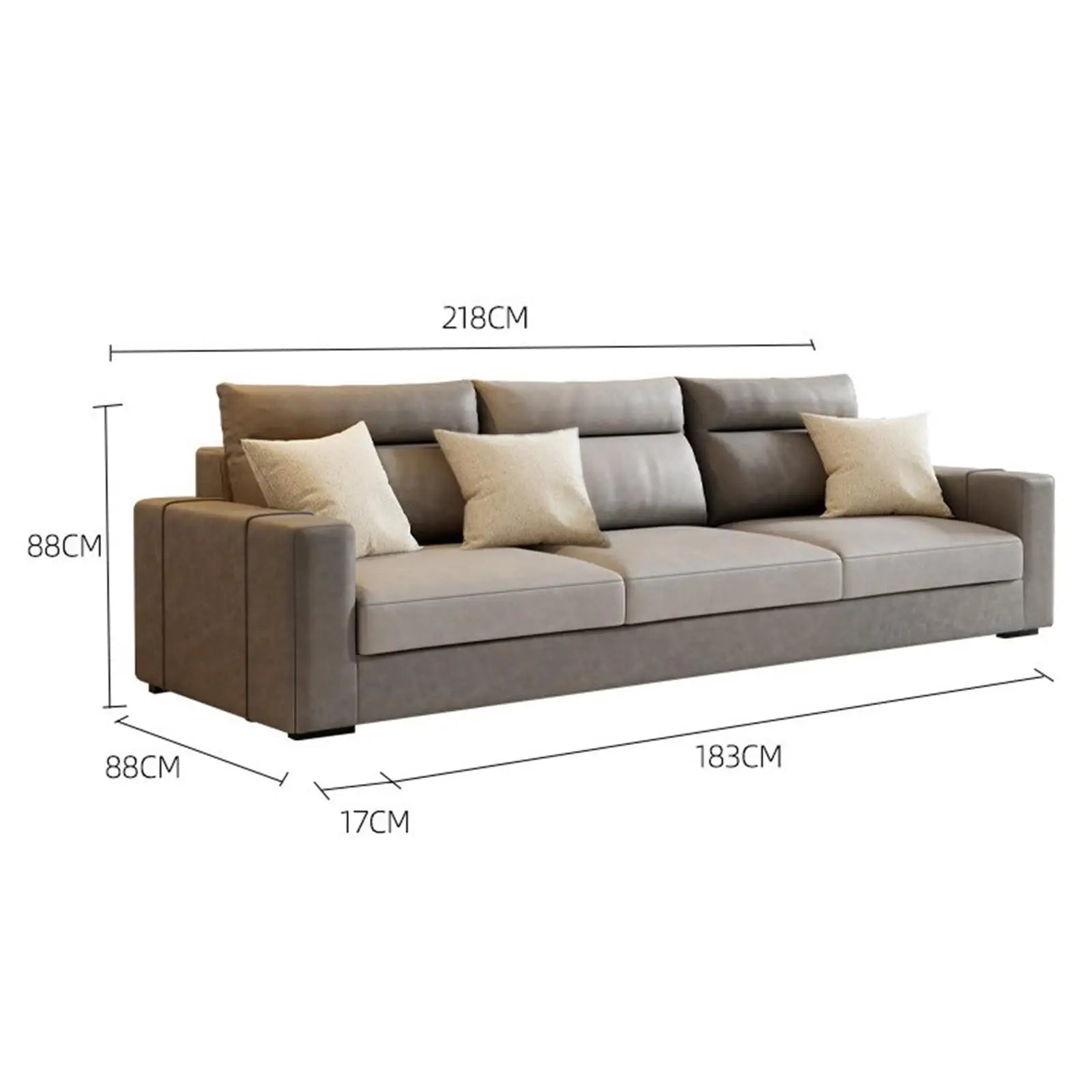 Living Room Three-Seater Sofa