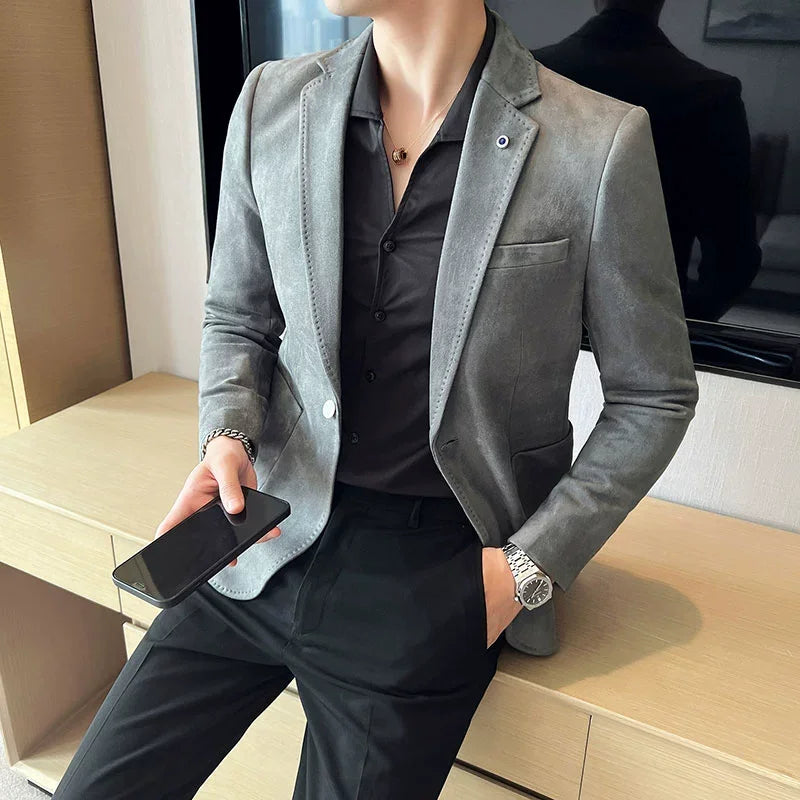 Men's Slim Fit Blazer Coat