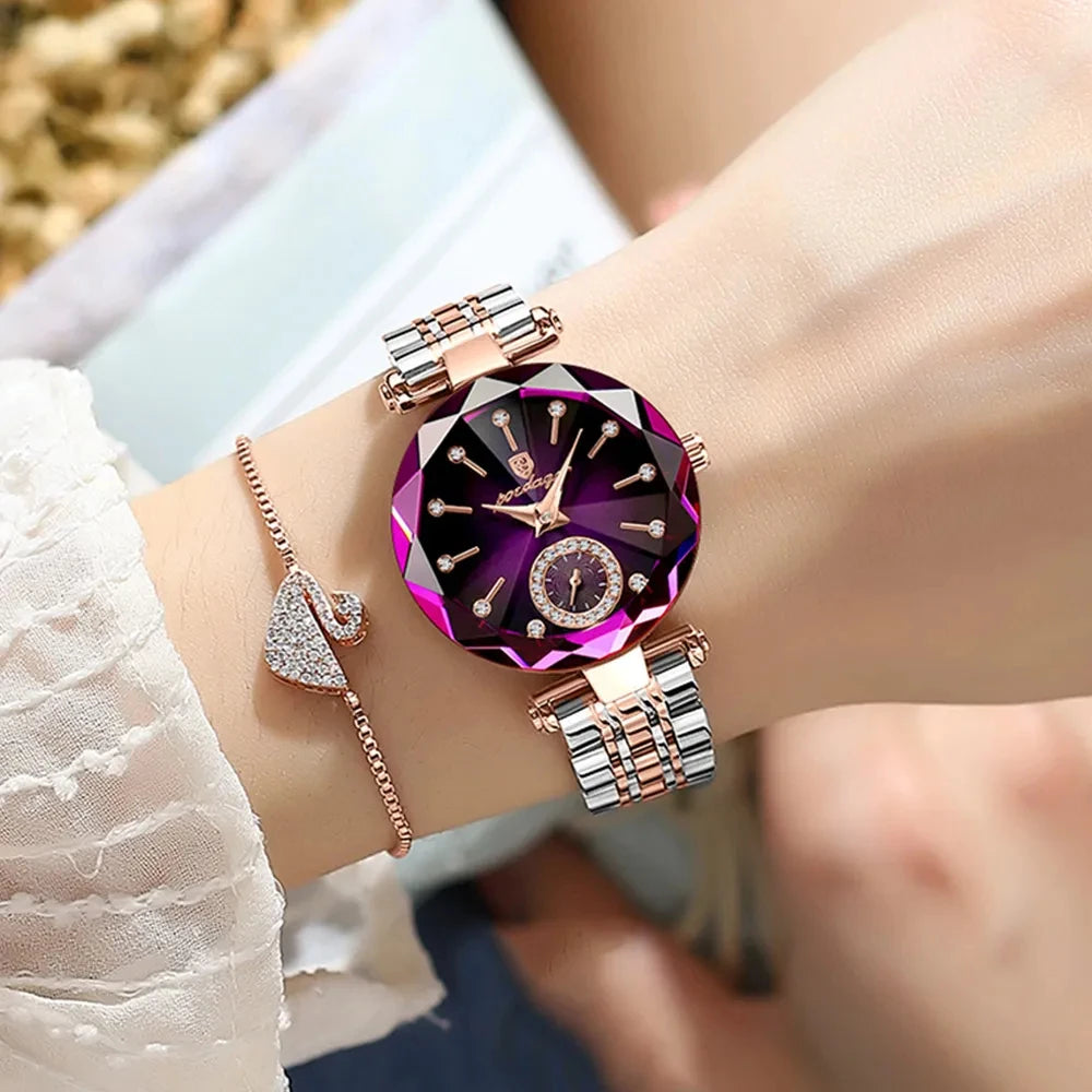 Luxury Woman Wristwatch Elegant Waterproof