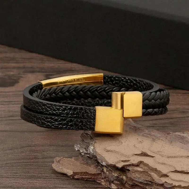 Classic Men's Leather Bracelet