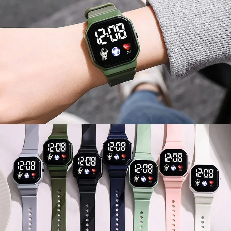 LED Electronic Wristwatch