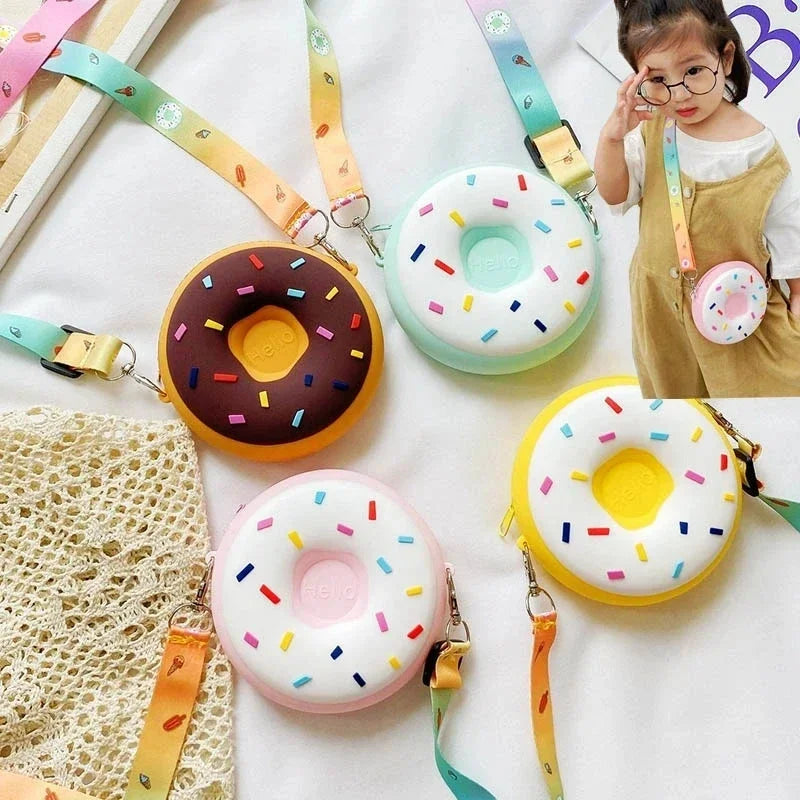 Girls Donut Shape Crossbody Bag