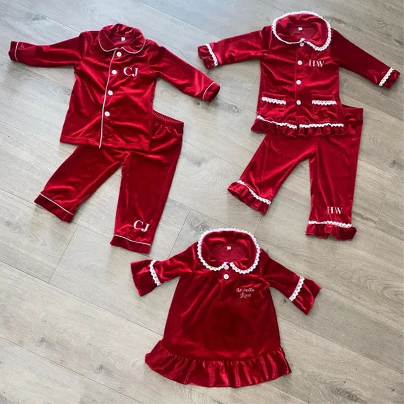 Ruffle Baby Family Matching Pyjamas