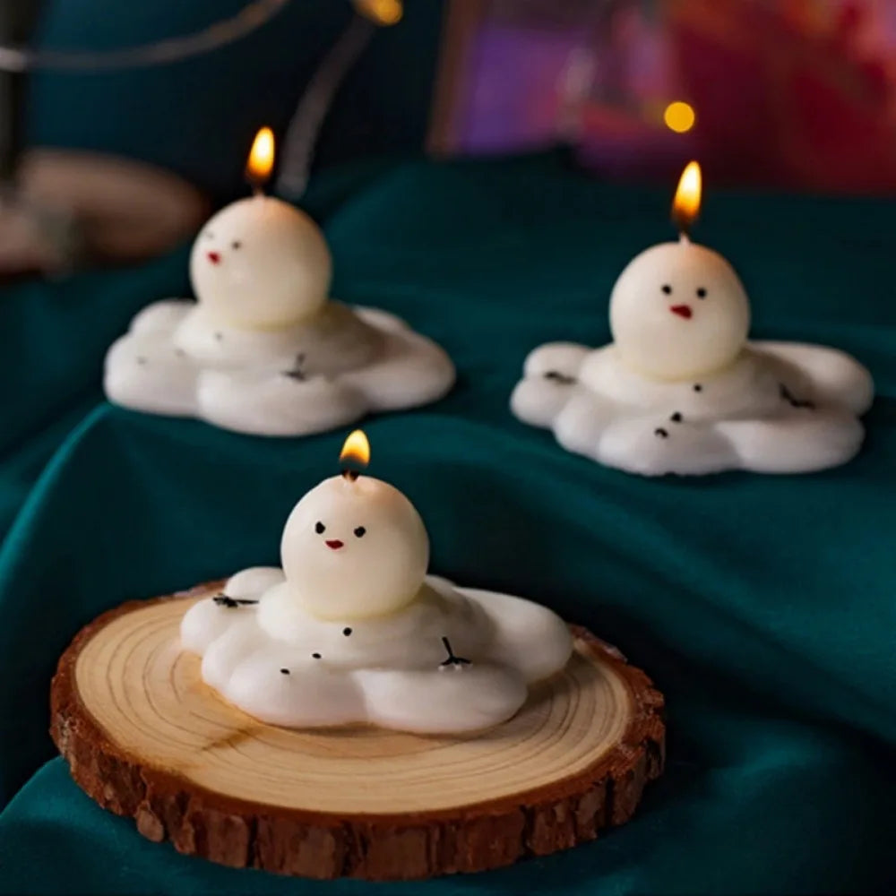 Melt Snowman Candle