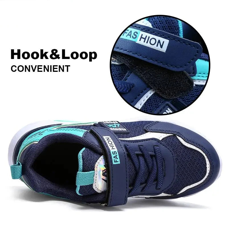 Kids Hook & Loop Students School Shoes