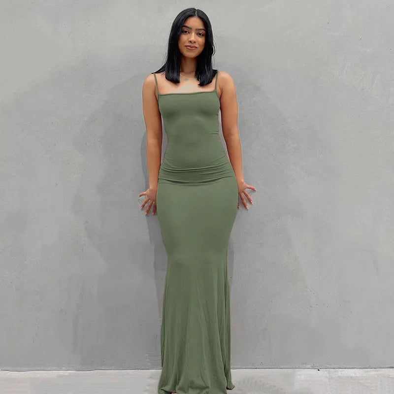 Bodycon Trumpet Maxi Dress