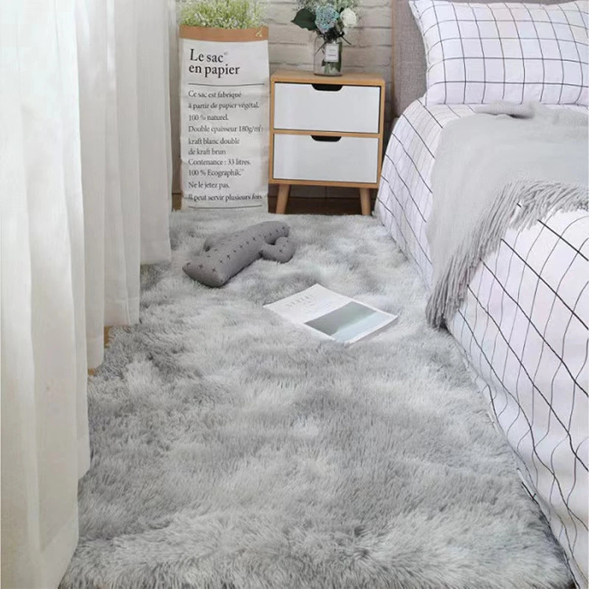 Fluffy Soft Area Rugs For Bedroom