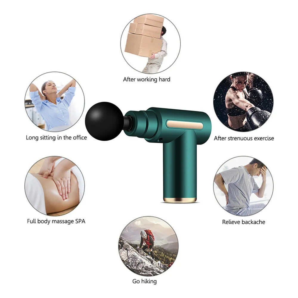 Portable Fascia Gun Vibration Massage Gun