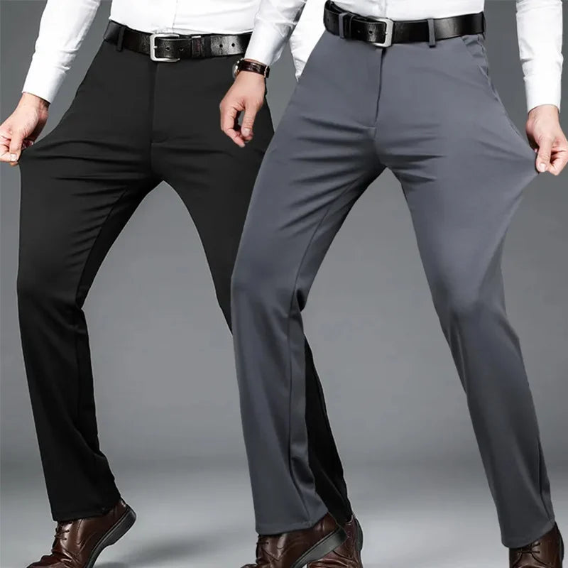 Elastic Straight Sleeve Formal Pants