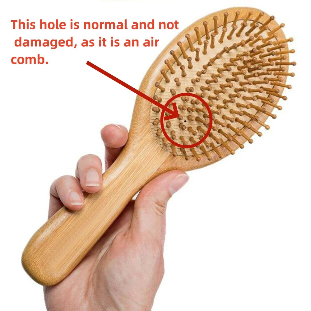 Hair Loss Wood Comb Massage Brush