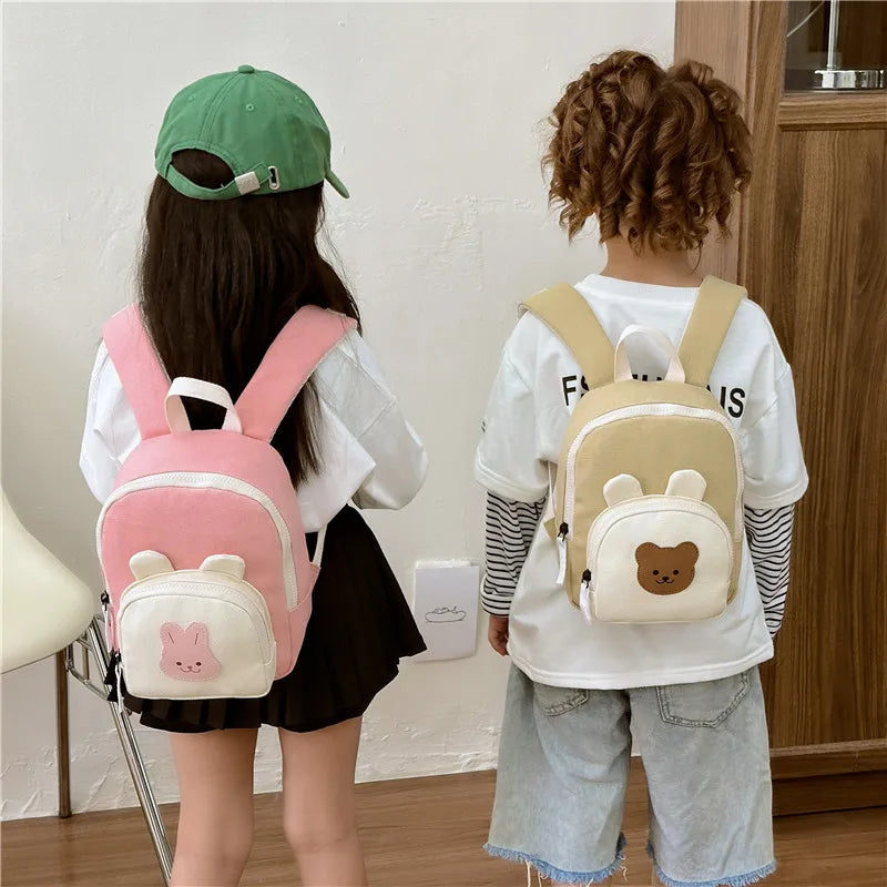 Cartoon Bear Bunny Toddler Bag