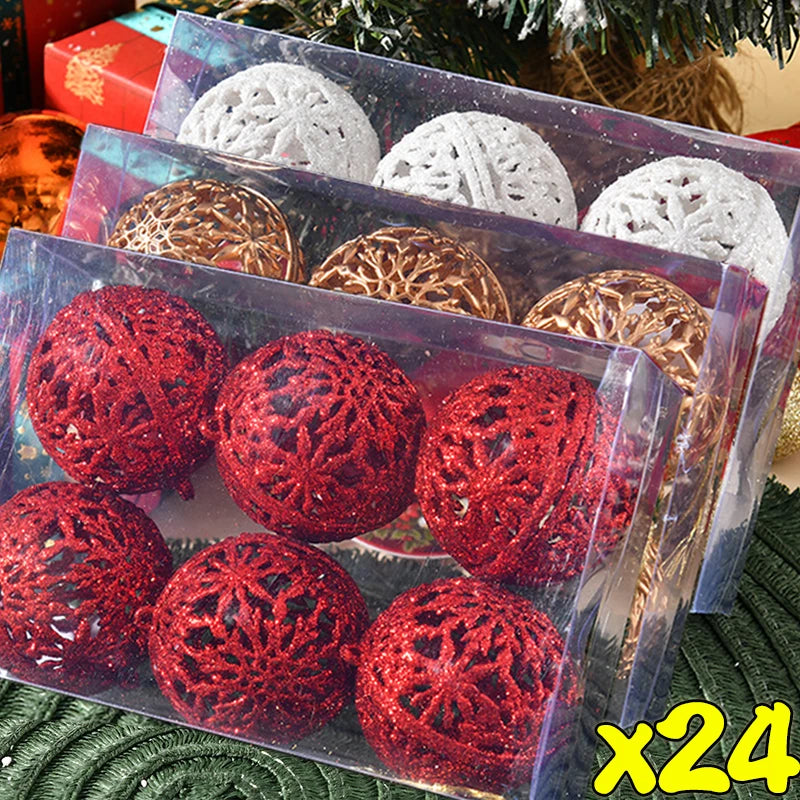 Christmas Glitter Ornament Balls