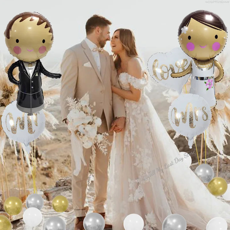 Wedding Decor Balloon Couple