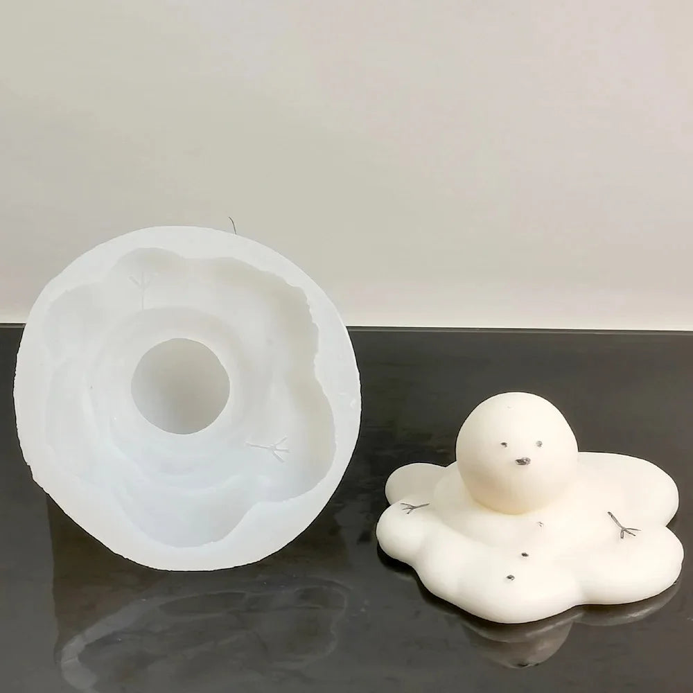 Melt Snowman Candle