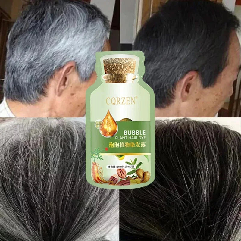 Natural Plant Herbal Hair Dye Shampoo