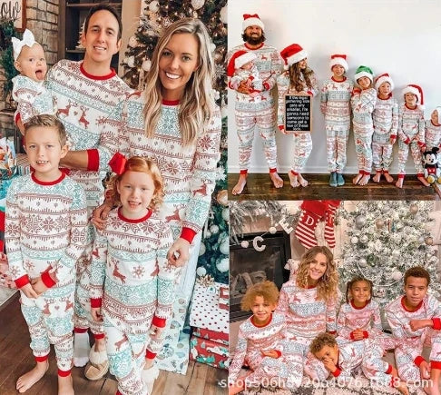 Cristmas Baby Family Look Outfits