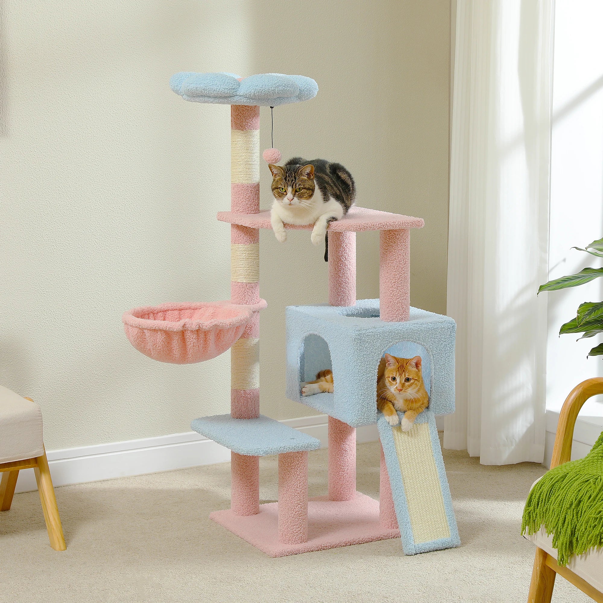 Tree Multi-Level Cat Tower