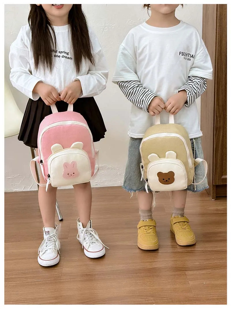 Cartoon Bear Bunny Toddler Bag