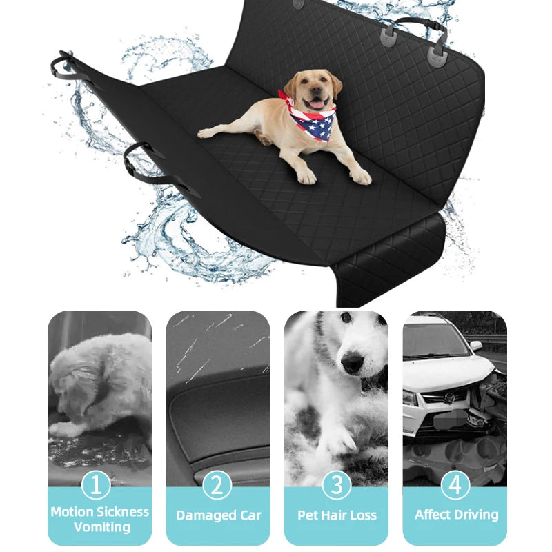 Dog Car Seat Cover Waterproof Pet Travel