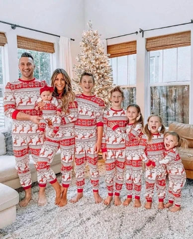 Cristmas Baby Family Look Outfits