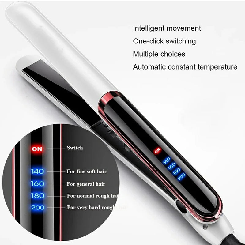 Professional Hair Straight Curling Iron