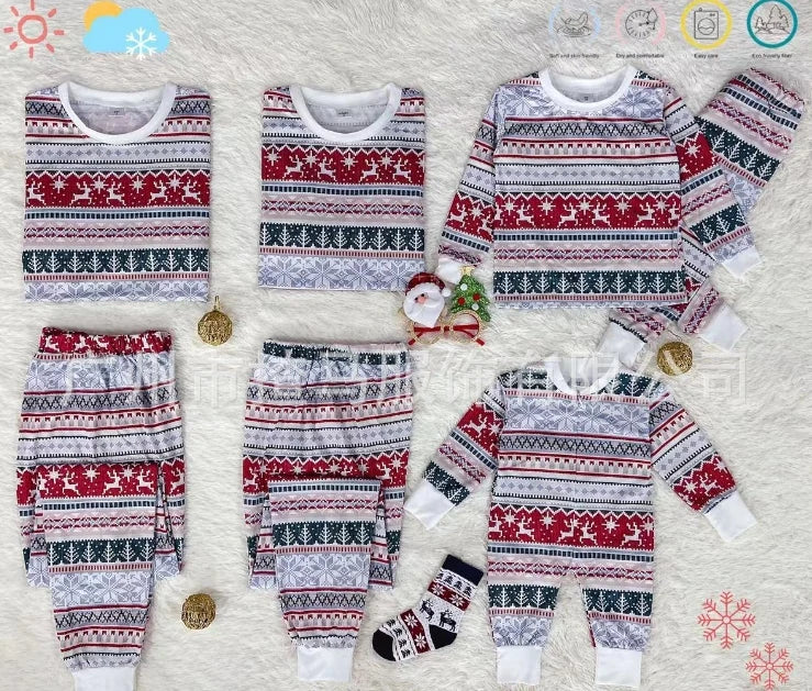 Cristmas Baby Family Look Outfits