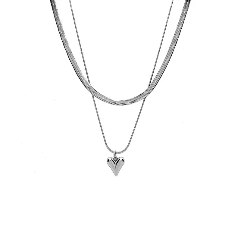 Love Heart Pendant Necklace