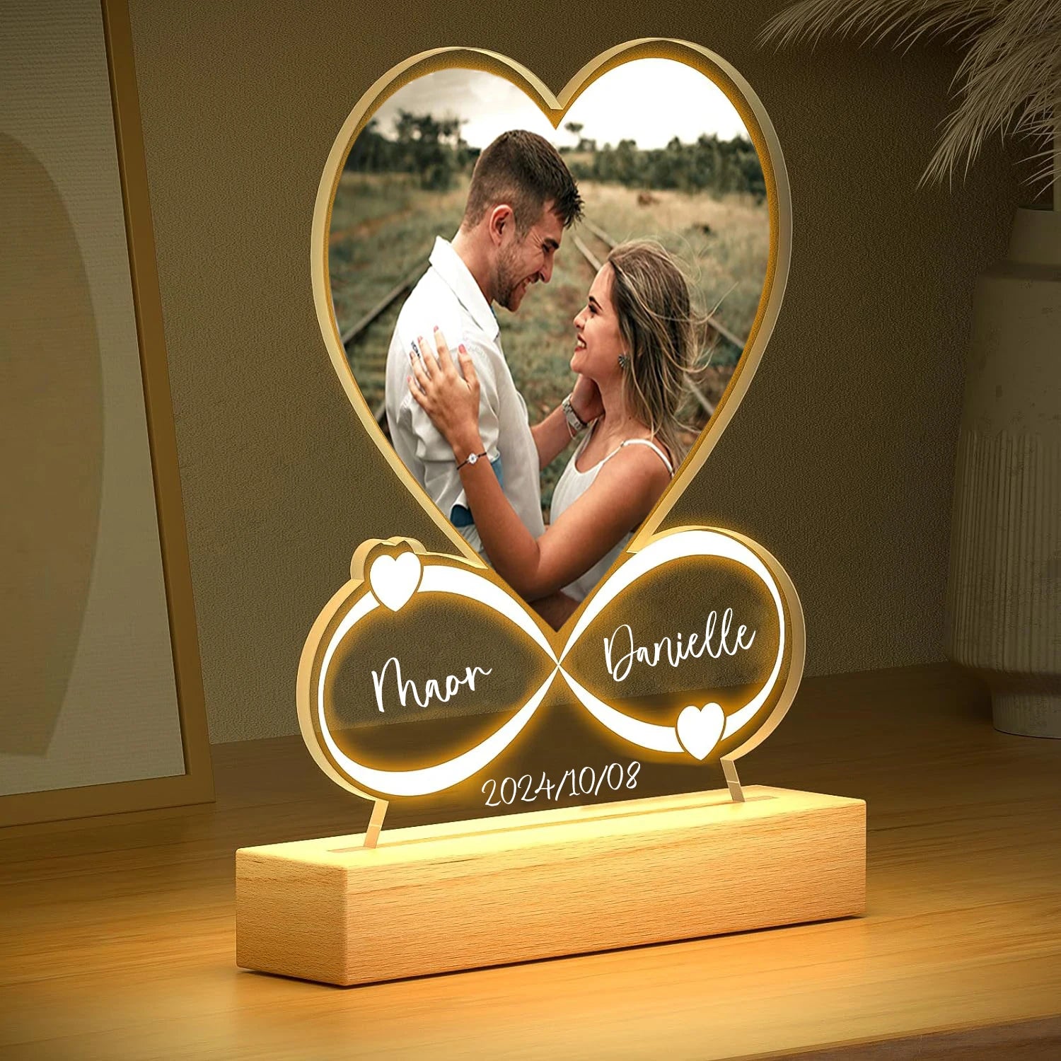 Acrylic Plaque Photo Frame