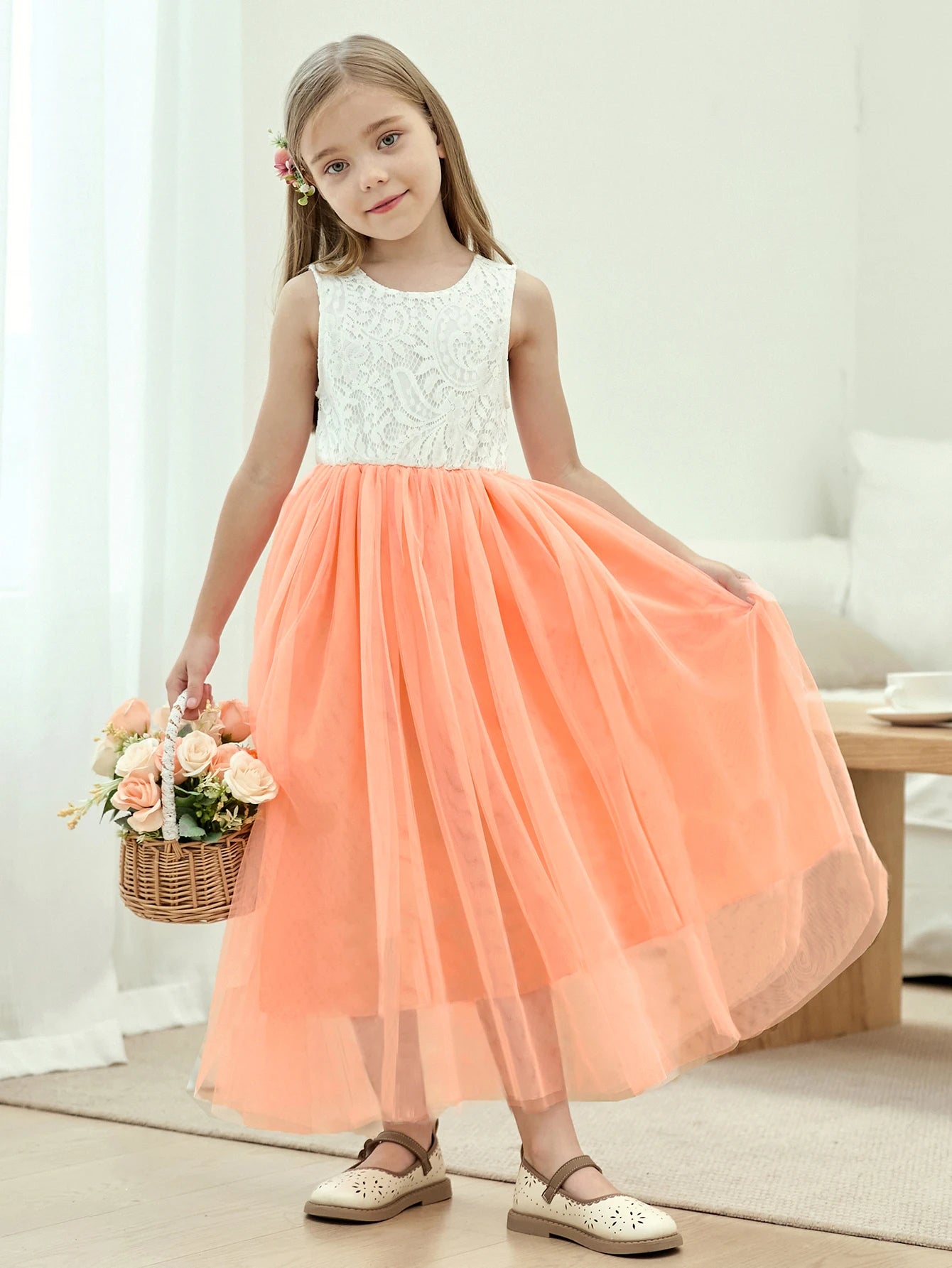 Kids Summer Princess Party Wedding Dresses