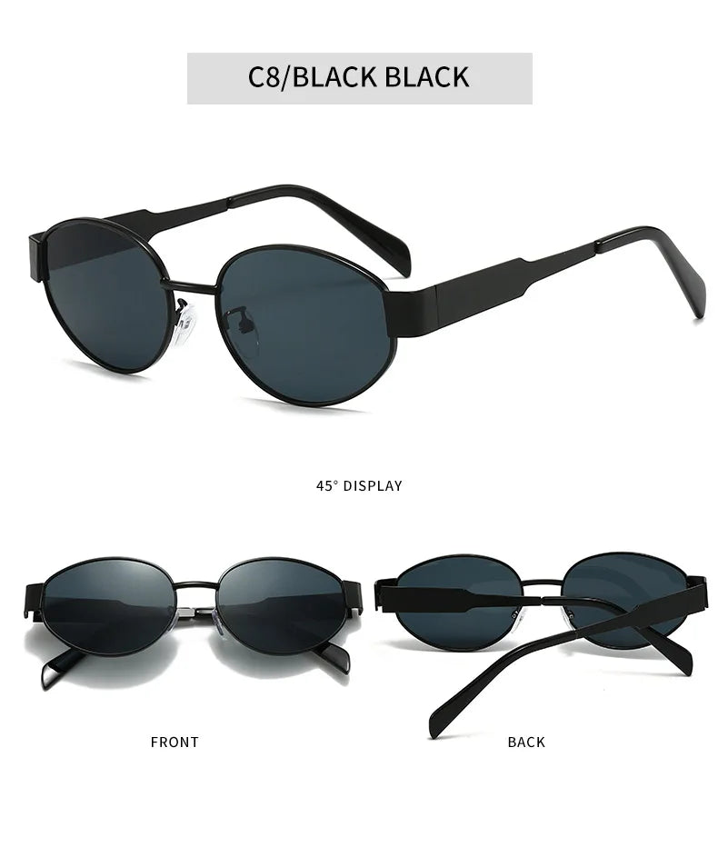 Trendy Oval Sunglasses for Women