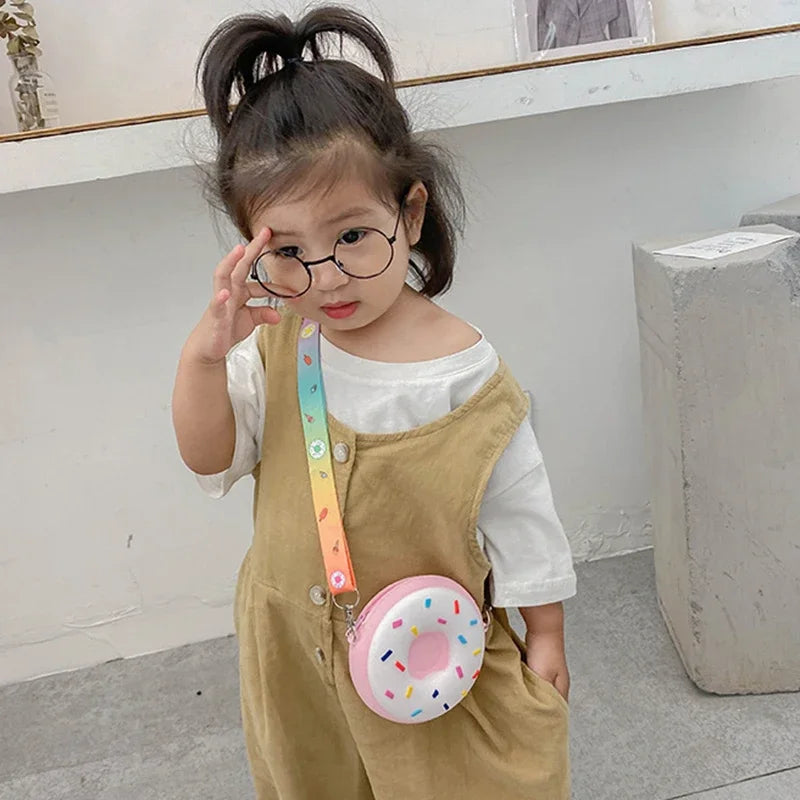 Girls Donut Shape Crossbody Bag