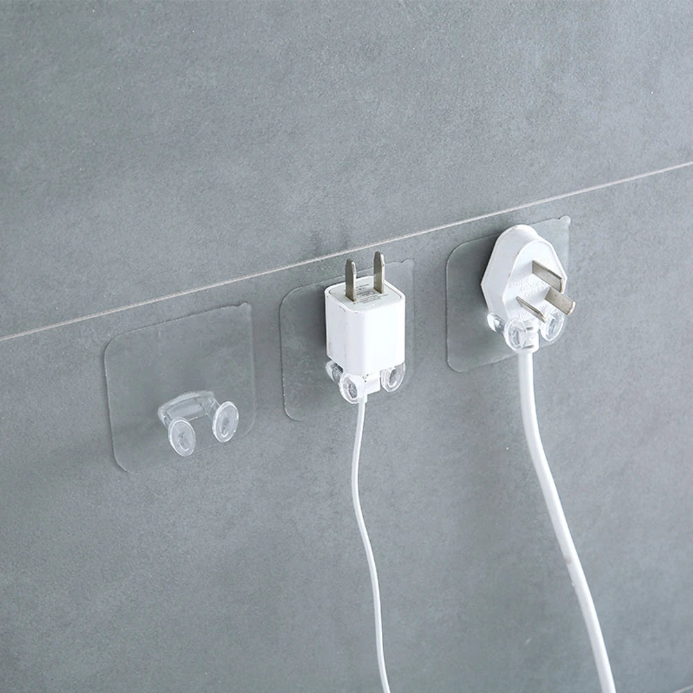 Wall Storage Hook Punch-free Power Plug Socket Holder