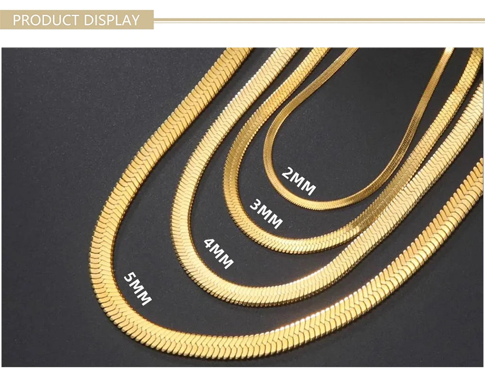 Hip Hop Snake Chain Necklace for Men