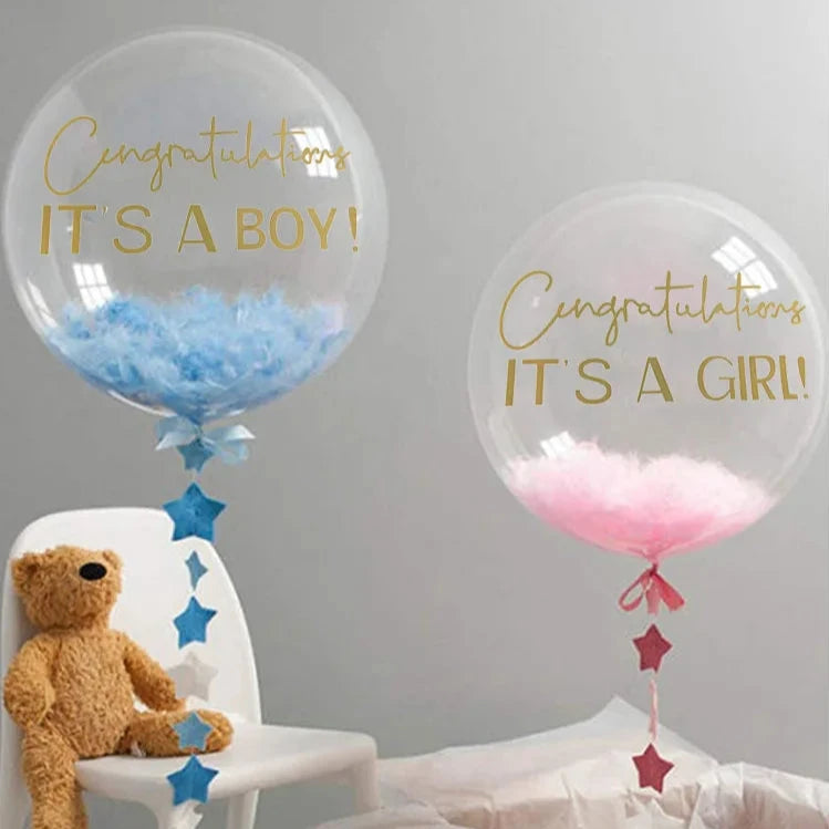 Bobo Ballons Filled Baby Shower