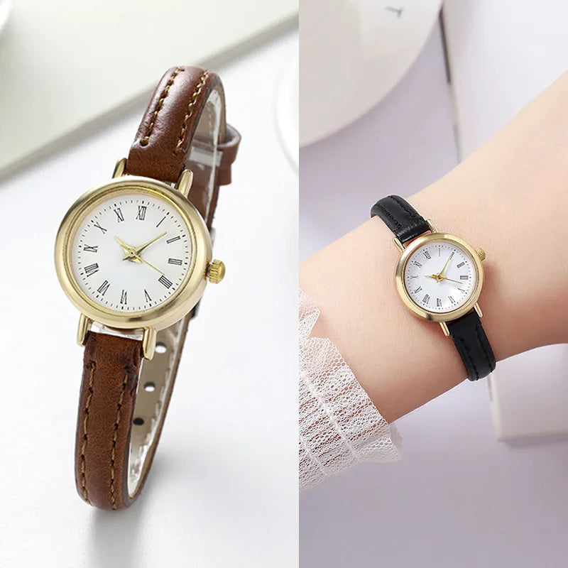 Small Round Girl's Belt Watches