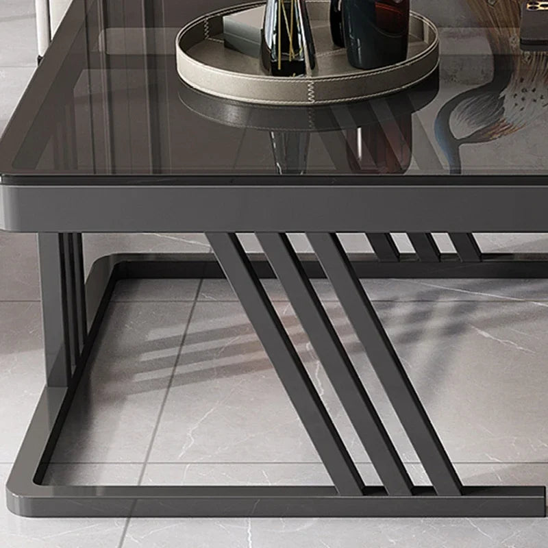 Luxury Glass Square Coffee Table