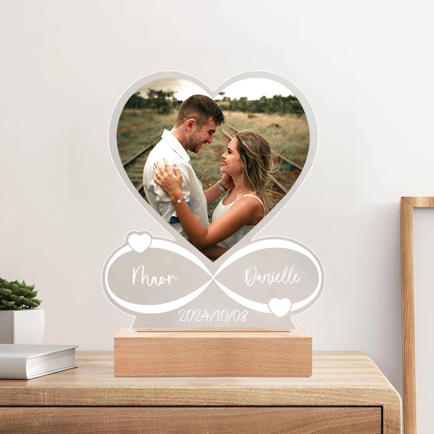 Acrylic Plaque Photo Frame