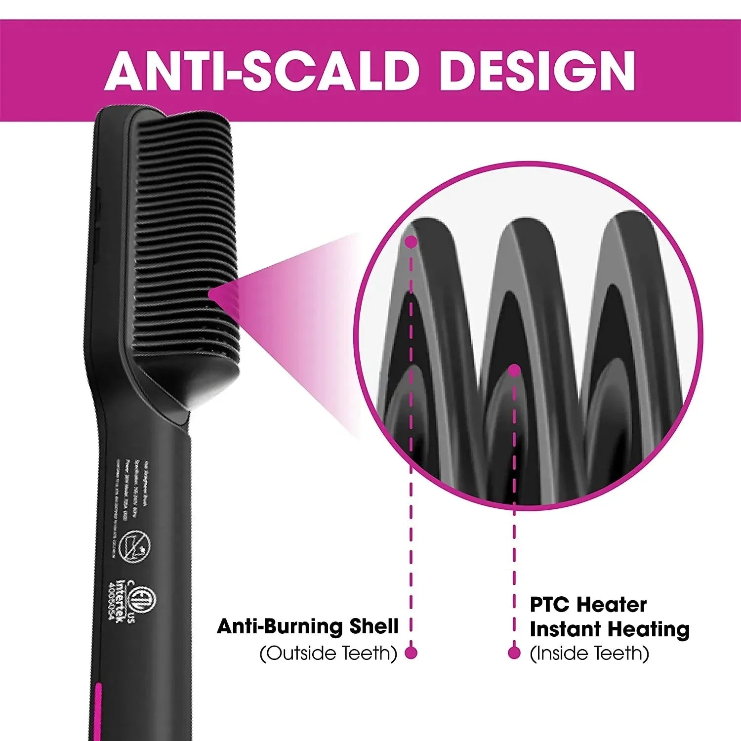 3In1 Professional Hair Straightener Comb