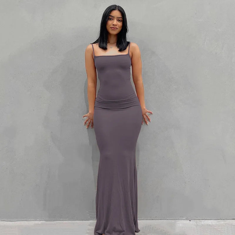 Bodycon Trumpet Maxi Dress