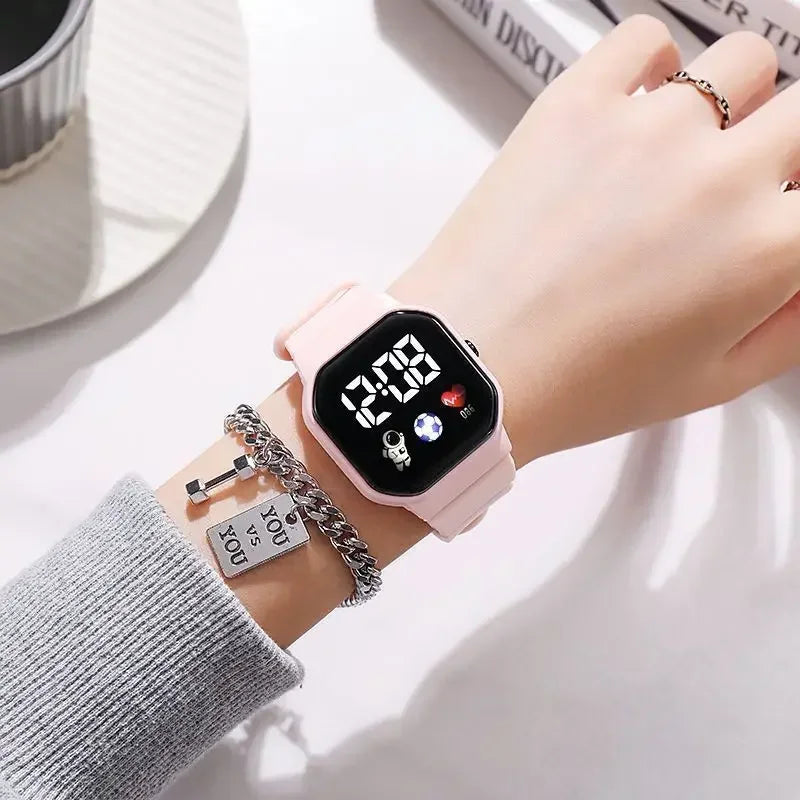 LED Electronic Wristwatch