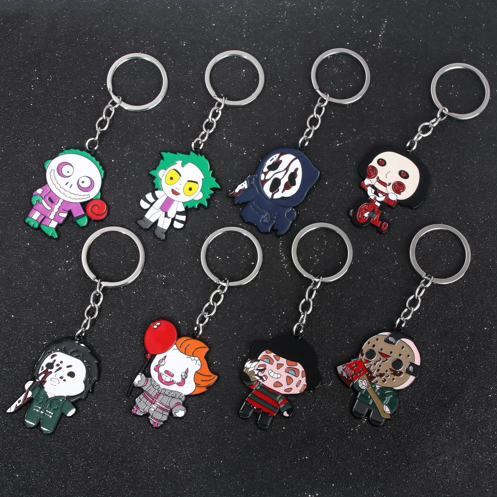 Horror Killer Enamel Keychain