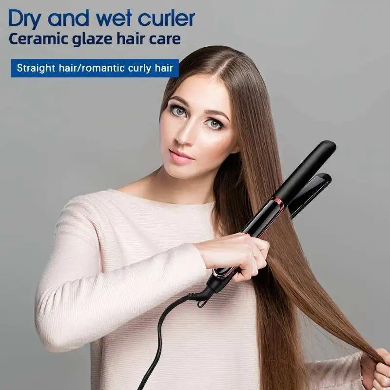 Professional Hair Straight Curling Iron